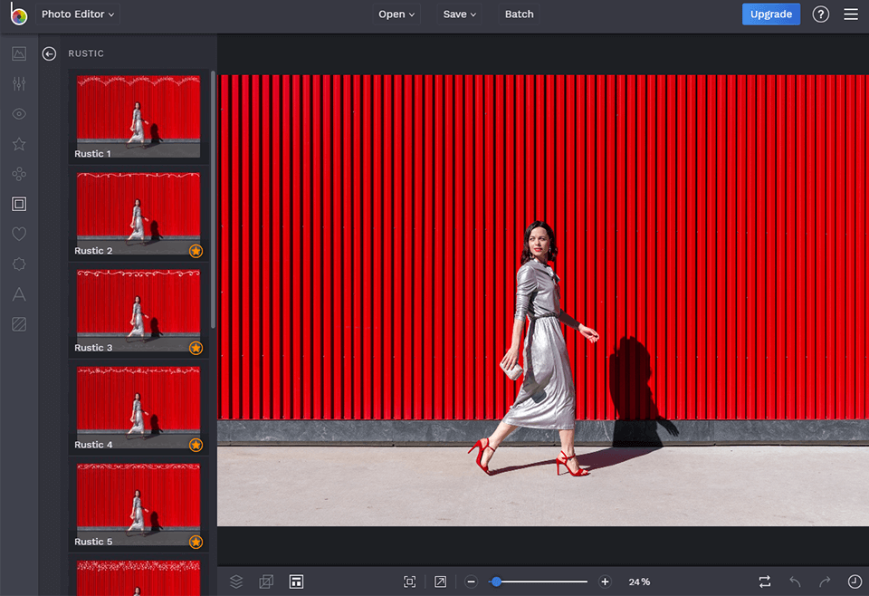 befunky photo editor interface