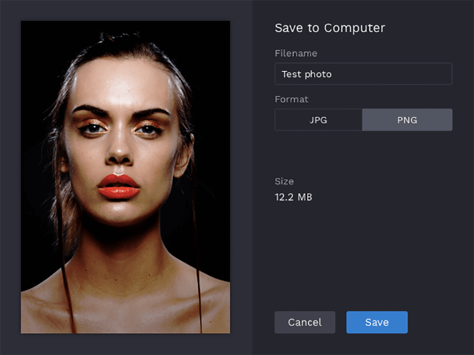 befunky advanced export