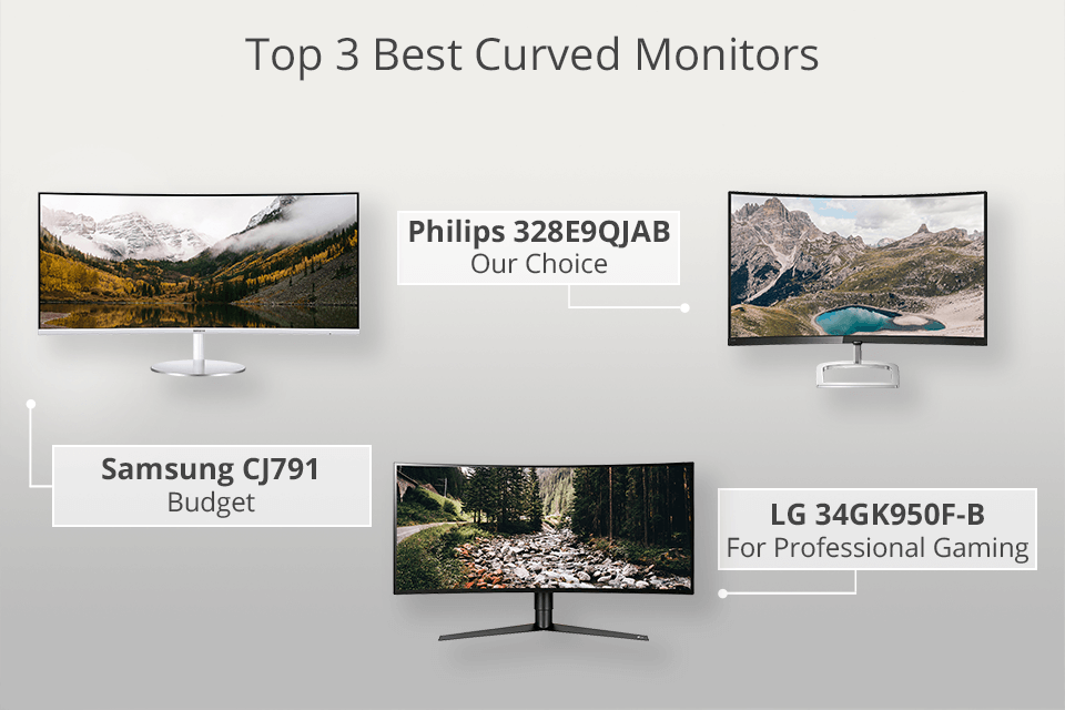 best curved monitirs for working and gaming