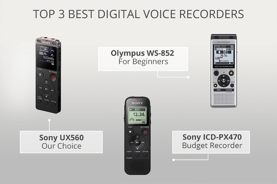 top 3 best digital voice recorder