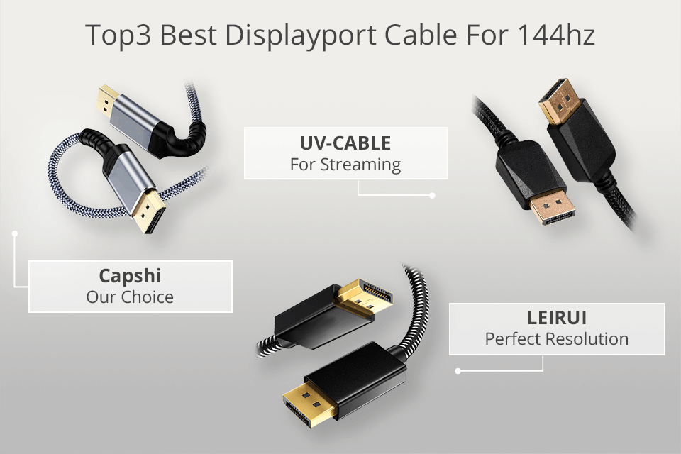 best displayport cable for 144hz
