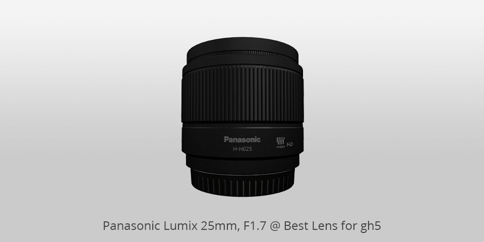 best lens for gh5 panasonic lumix 25mm f1.7