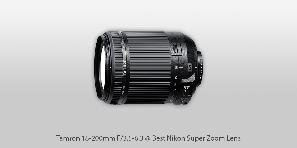 nikon super zoom lens tamron 18-200mm f/3.5-6.3