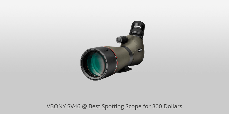 spotting scope with fast focusing