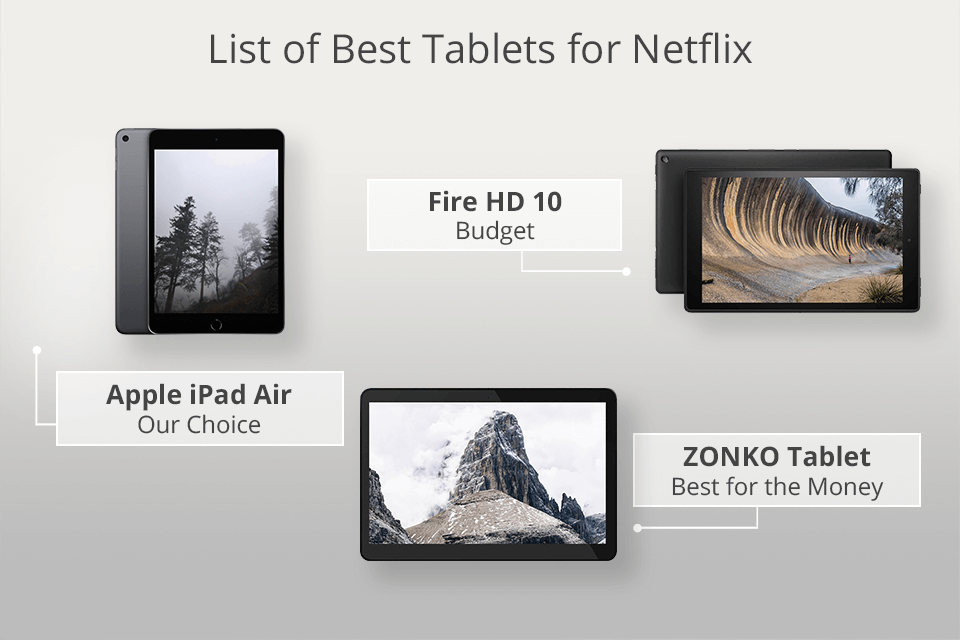 lets choose tablet for netflix
