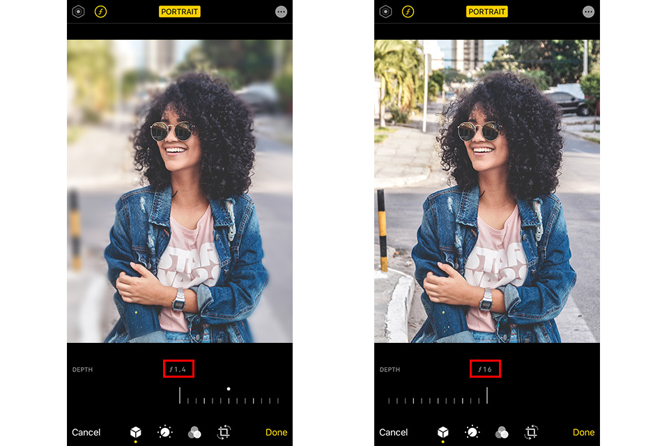 bokeh portrait iphone