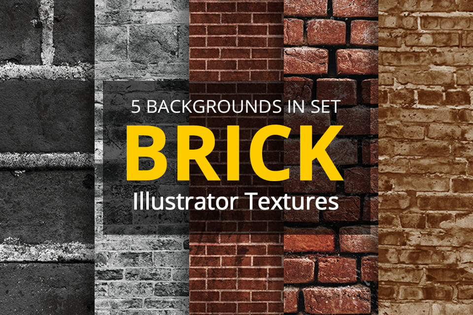 brick illustrator texture set