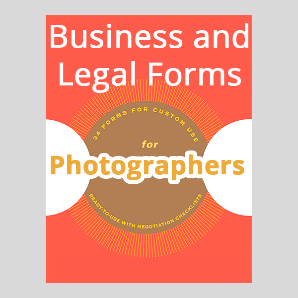 business and legal forms for photographers book