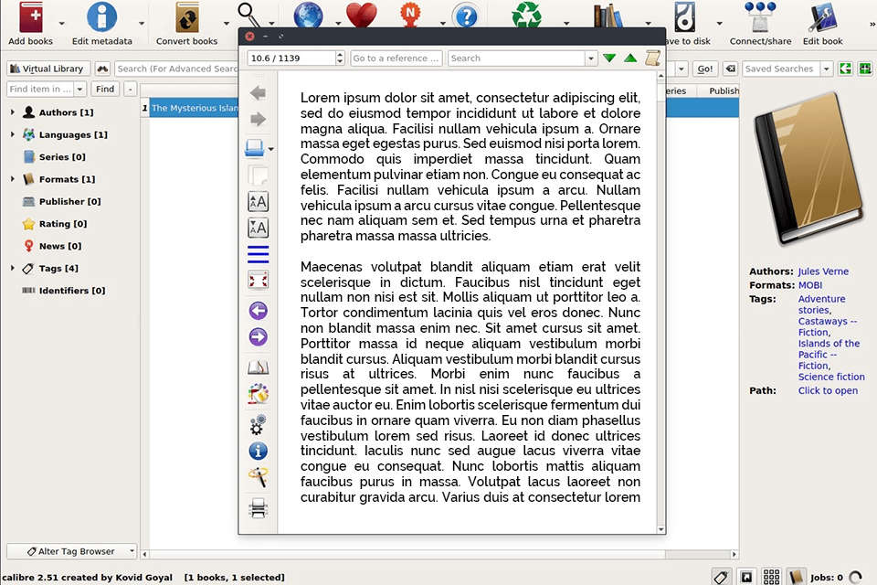 calibre ebook reader best adobe reader for linux interface