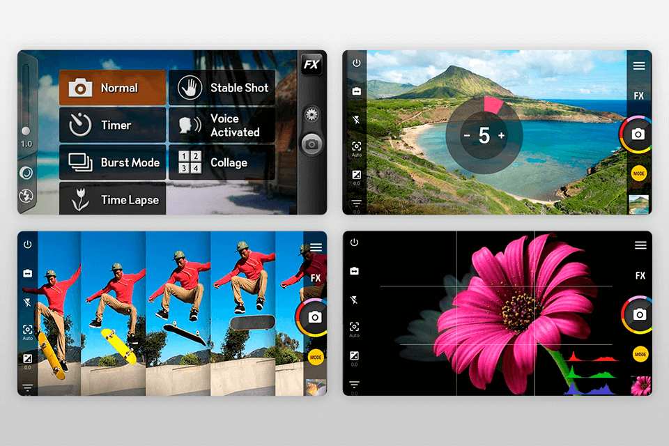camera zoom fx android camera app interface