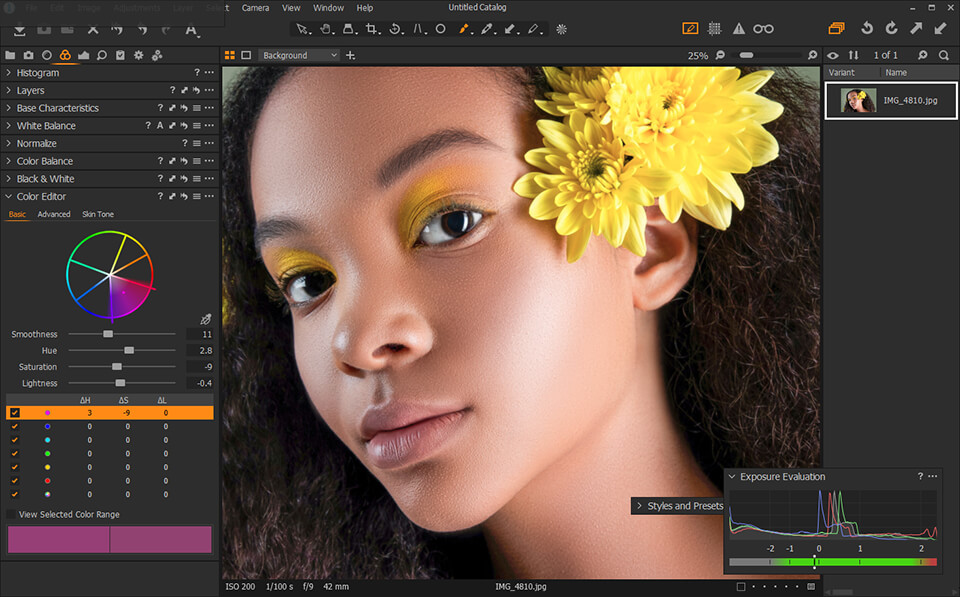 capture one pro dealing with color
