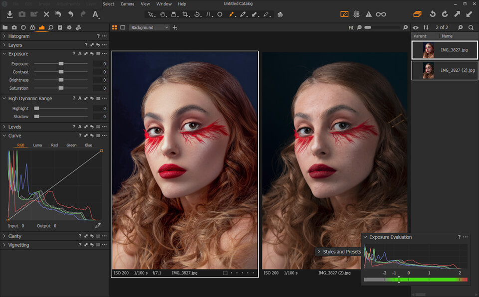 capture one pro interface