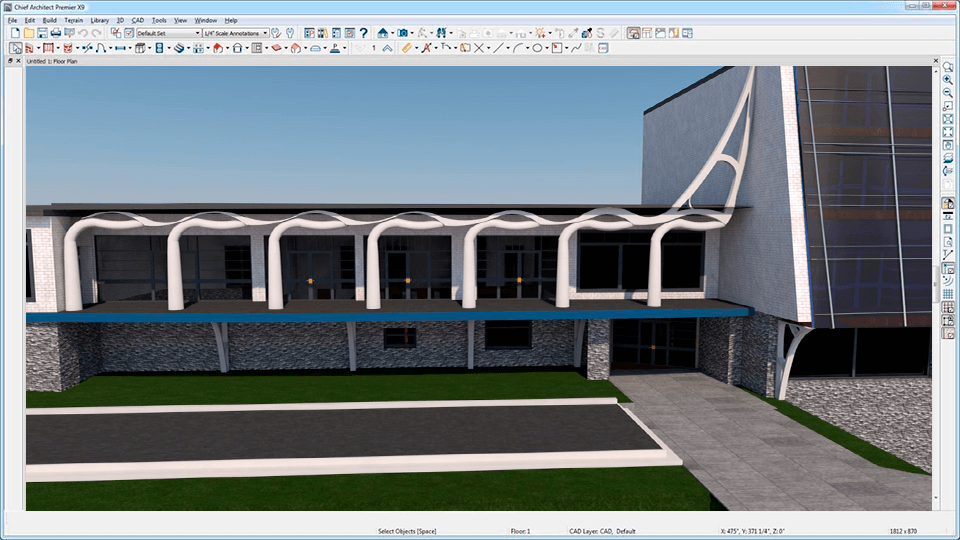 chief architect x11 interiors interior design software interface