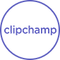 clipchamp أداة قص الفيديو عبر الإنترنت logo