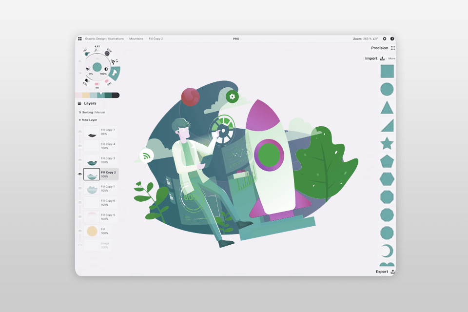 concepts drawing app for ipad interface
