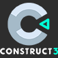 construct 3 free game making software logo