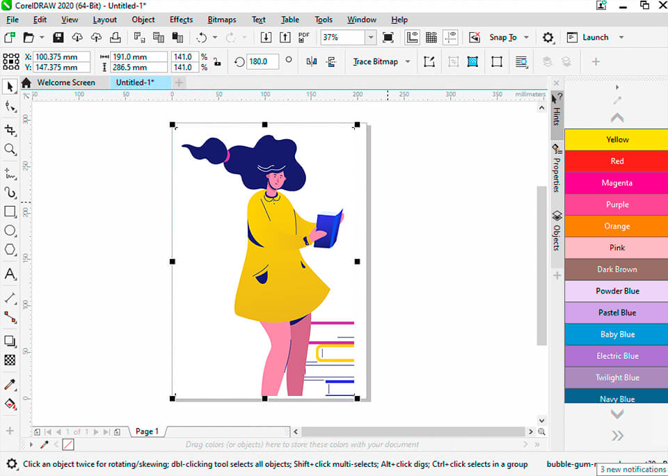 coreldraw microsoft paint alternative interface