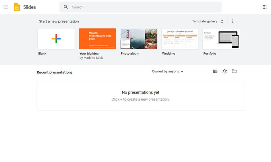 creating a lookbook in google slides