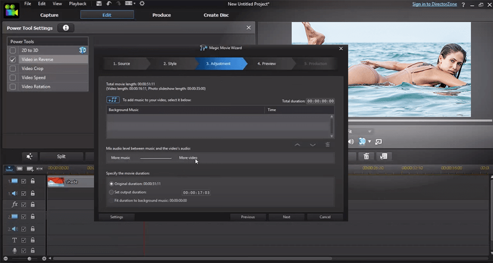 cyberlink powerdirector 12 interface