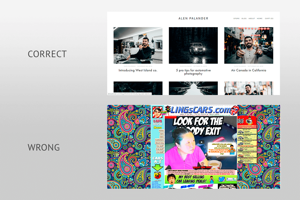 design for start a photography blog