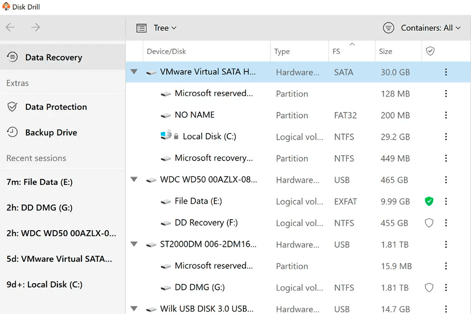 disk drill for windows download interface
