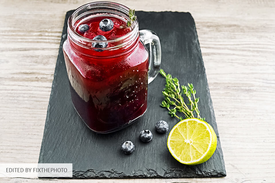 drinks photo editing