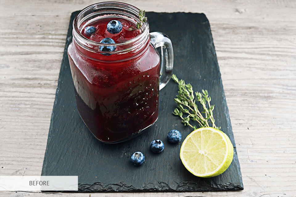 drinks photo editing