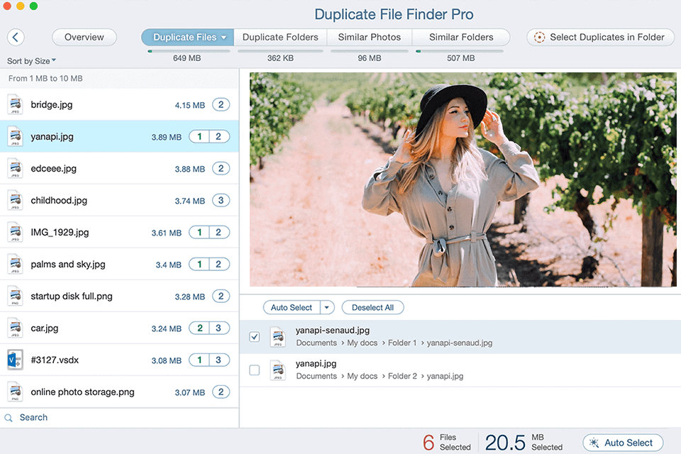 nektony software duplicate finder free interface