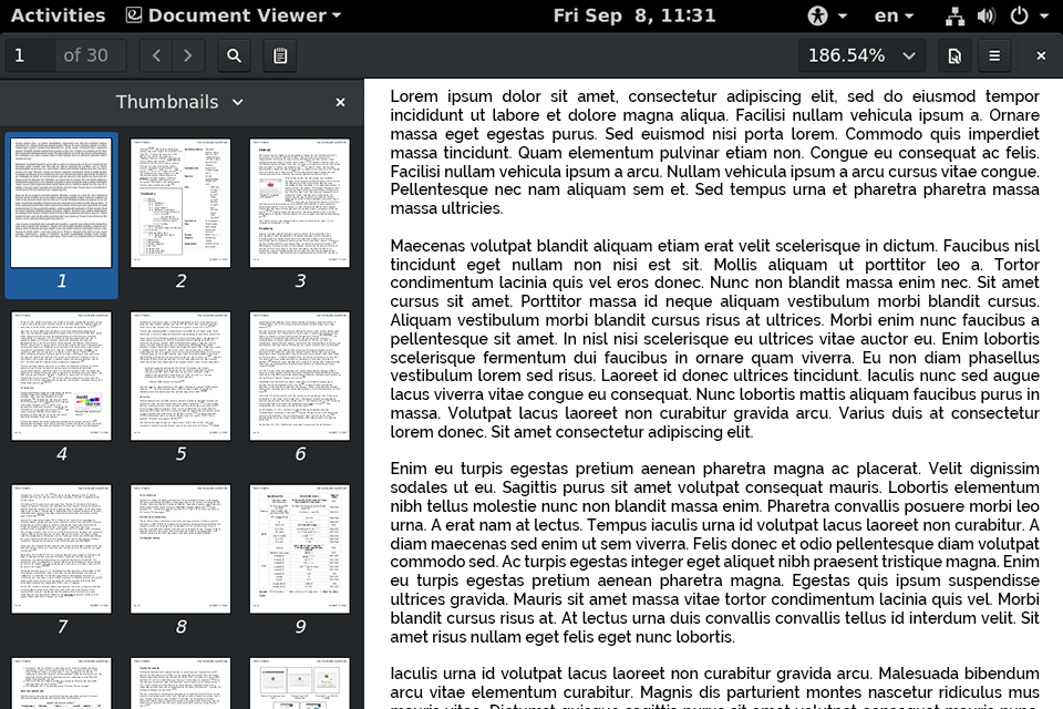 evince best adobe reader for linux interface