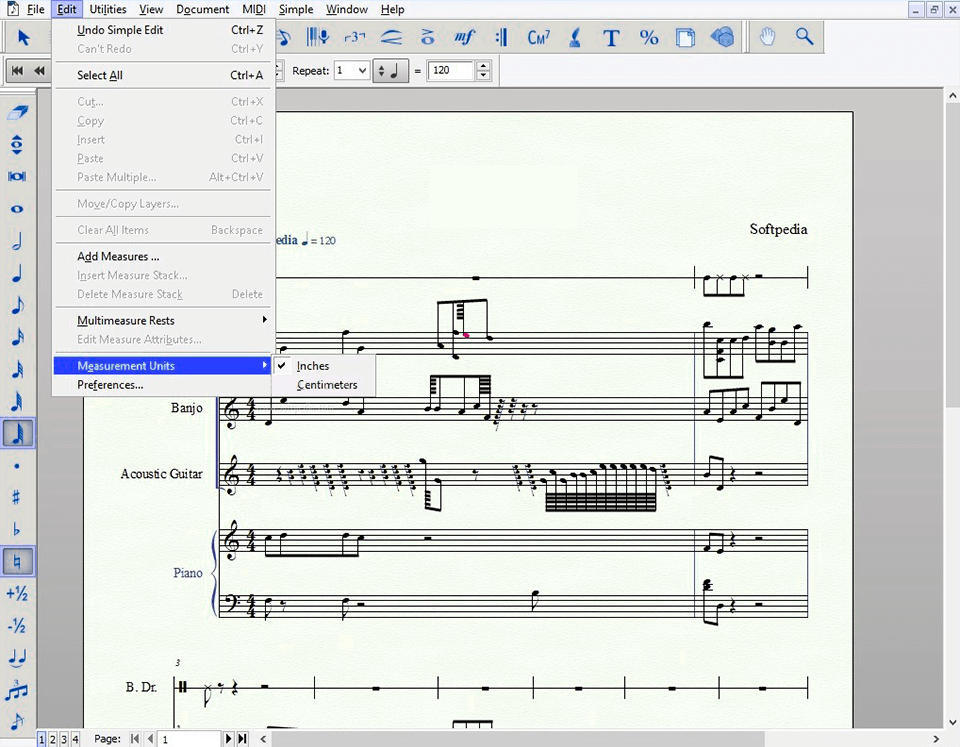 finale printmusic music transcription software