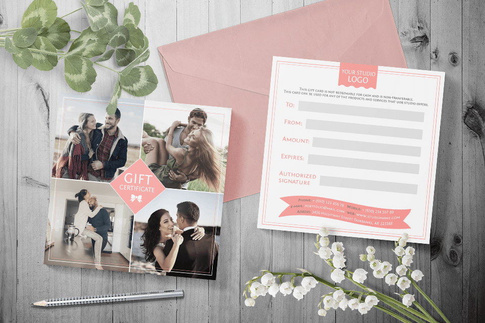 free gift certificate for photography blogs