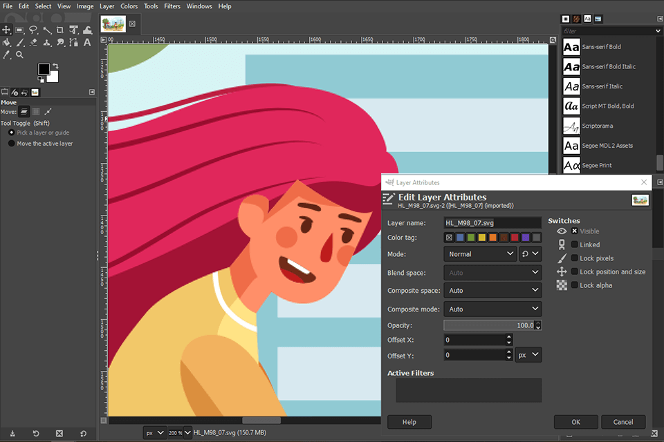 gimp cricut alternative software interface