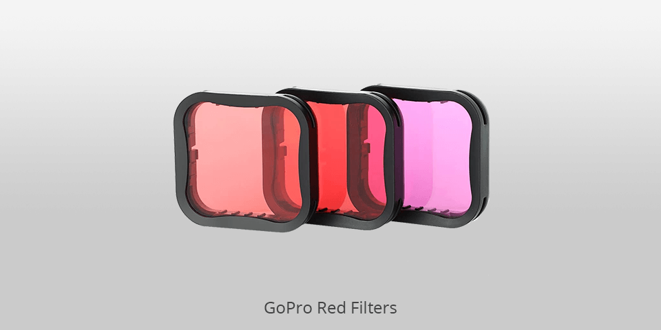 gopro tips red filters