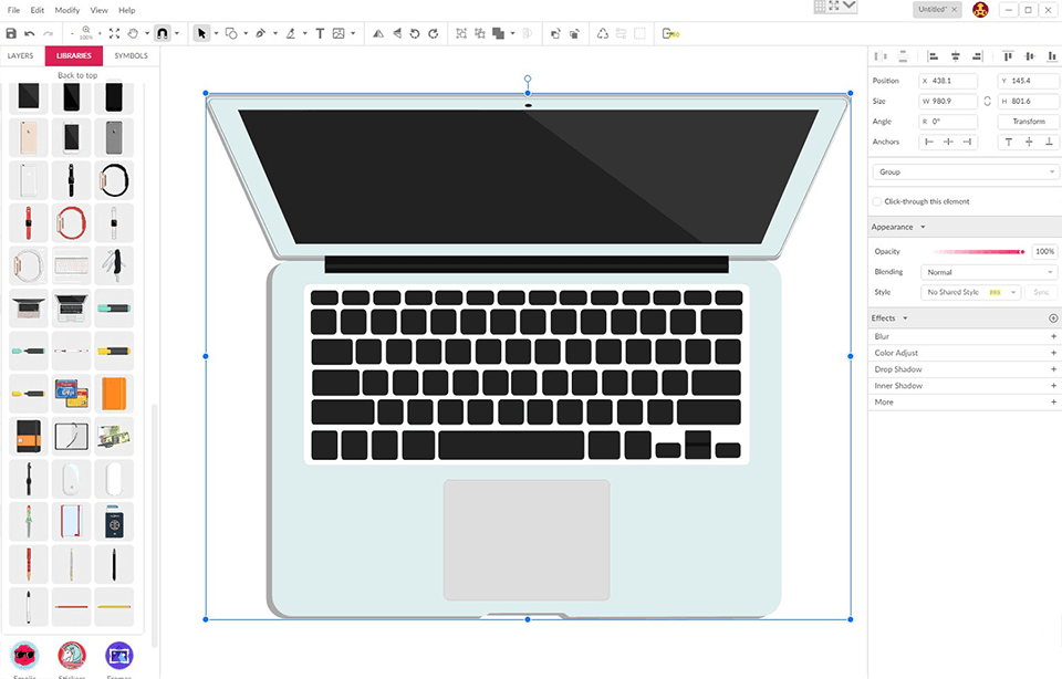 gravit designer illustrator alternative for linux interface