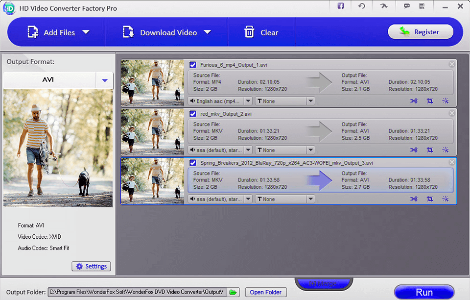 hd video converter factory pro free video converter for windows interface