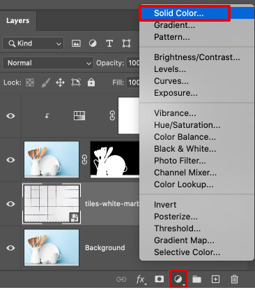 how to add texture in photoshop solid color