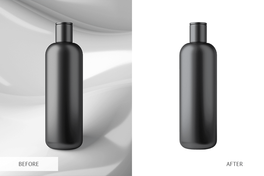 how to cut out an image in illustrator before after