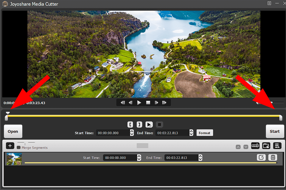how to trim video in joyoshare media cutter