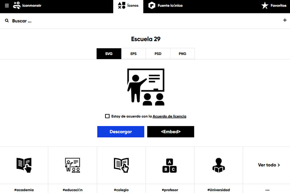 iconmonstr paginas de vectores