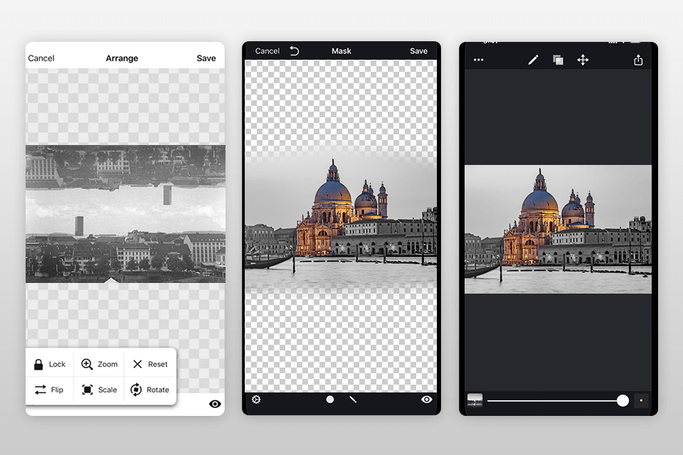image blender double exposure تطبيق الصور