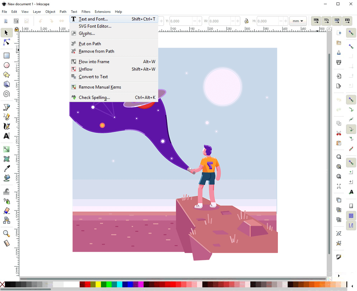 inkscape illustrator alternative for linux interface