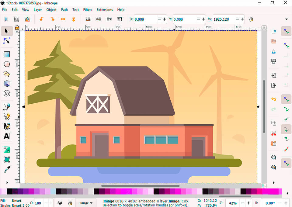 inkscape microsoft paint alternative interface