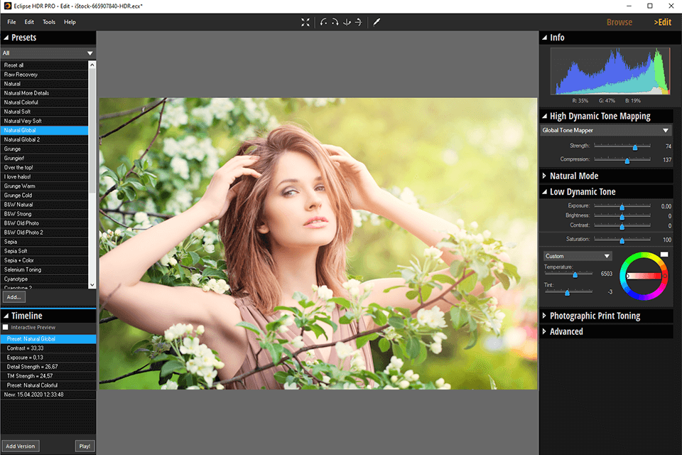 inpixio eclipse hdr tome mapping