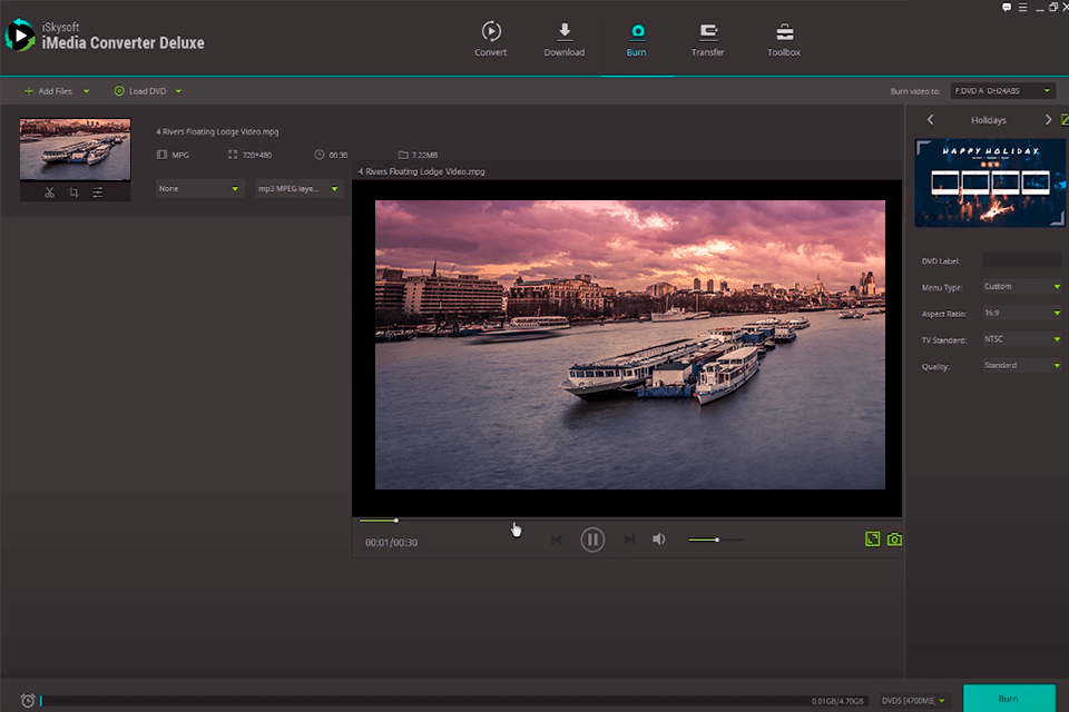 iskysoft imedia dvd to digital converter interface