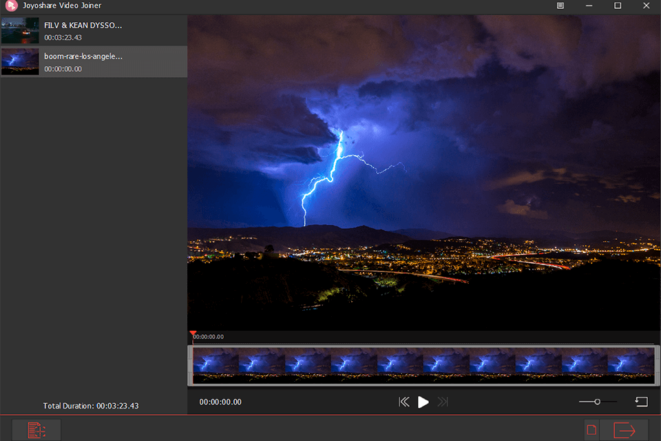 joyoshare video joiner interface