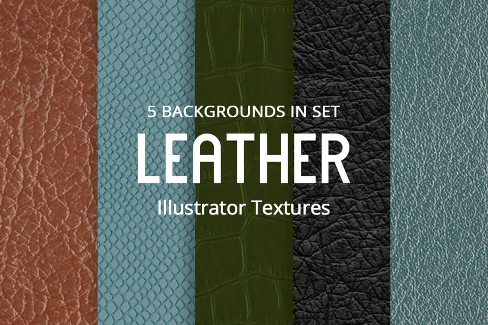leather illustrator texture set