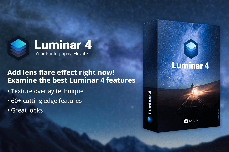 lens flare with luminar 4