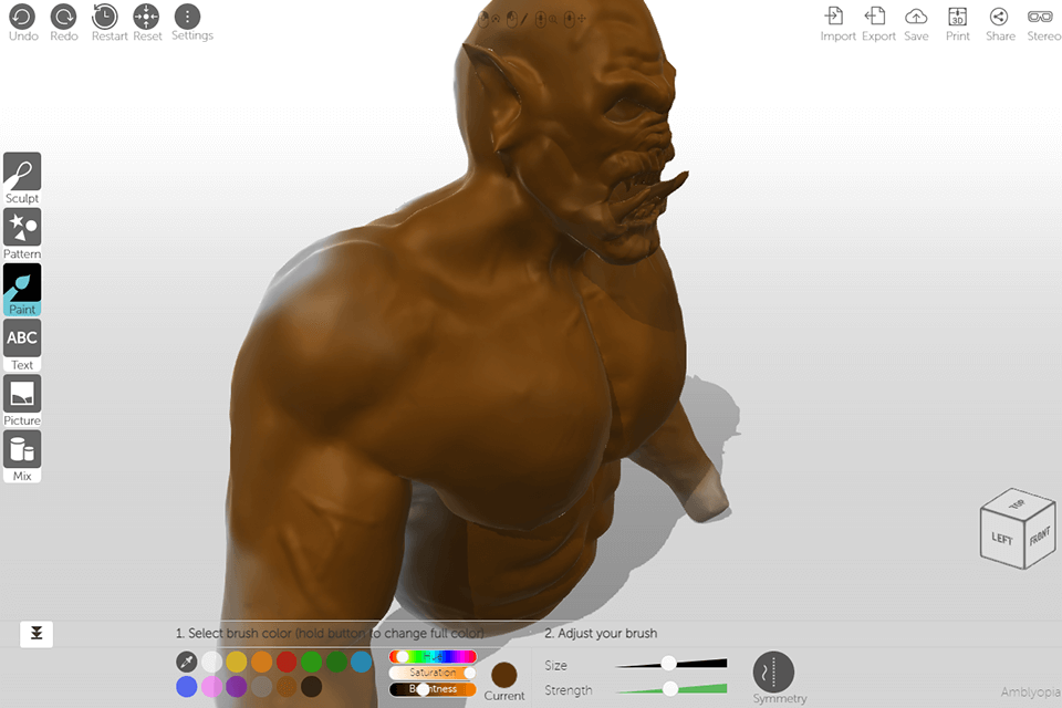 leopoly free cad software interface