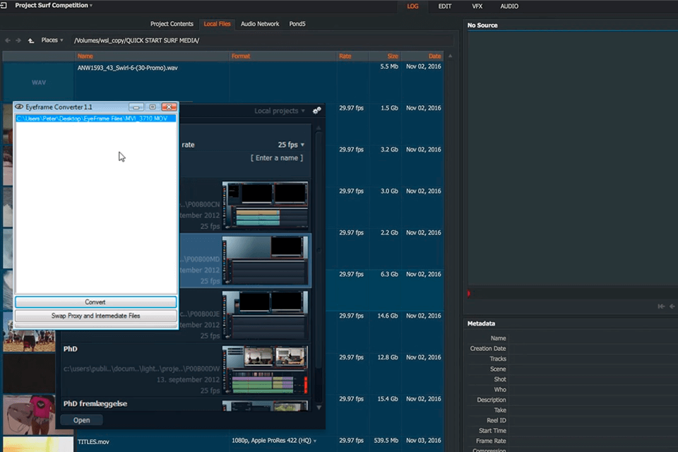 lightworks video quality enhancer interface