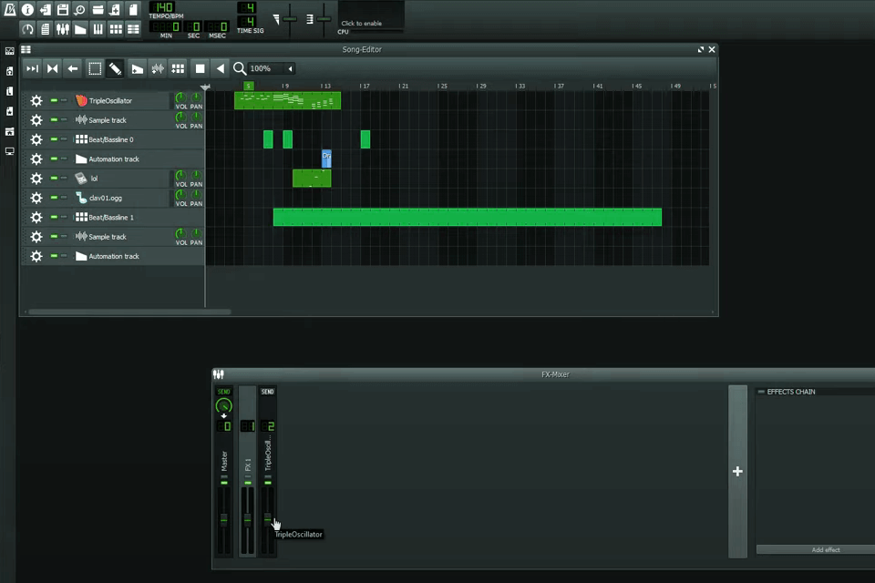 lmms interface open source music software